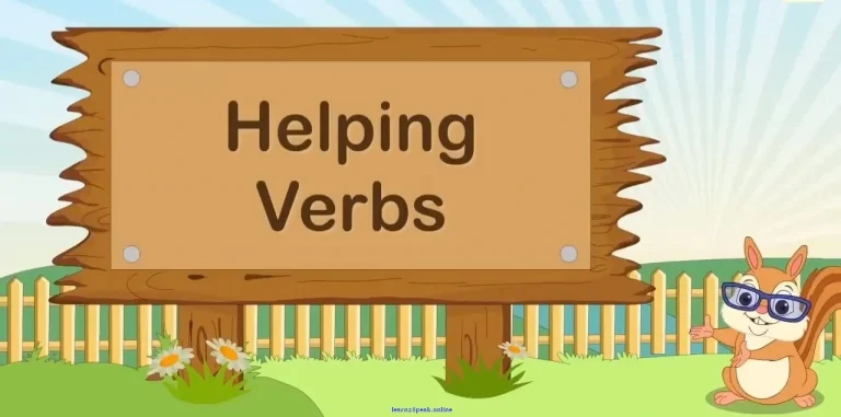 Helping verb