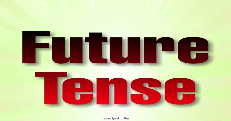 future tense