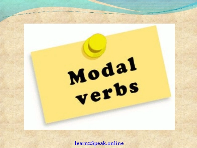 modal verb