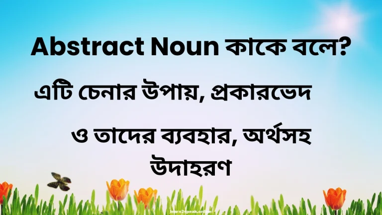 Abstract noun